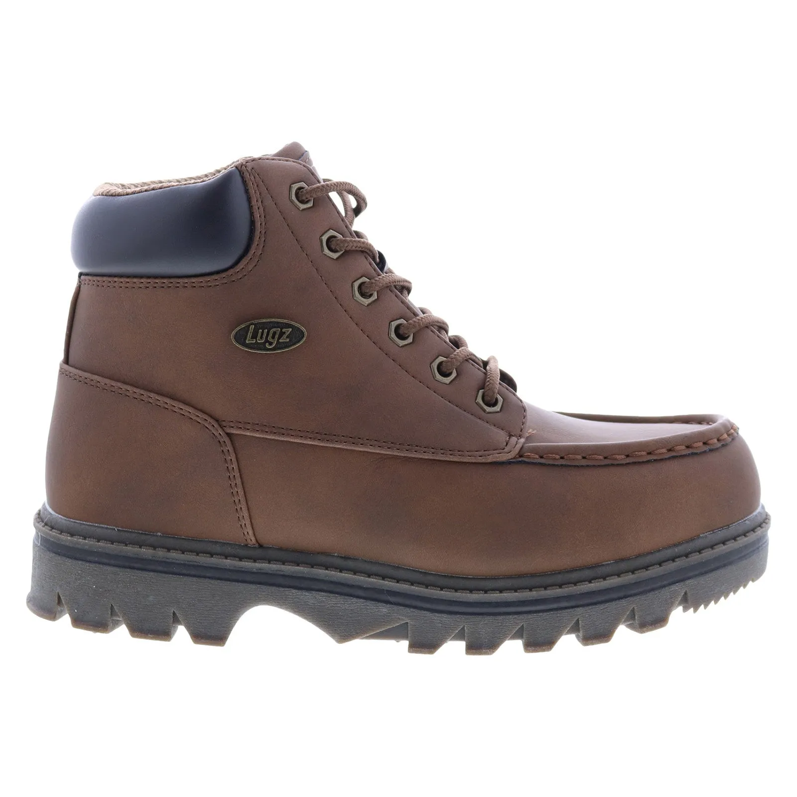 Lugz Warsaw MWARSGD-2157 Mens Brown Synthetic Lace Up Casual Dress Boots