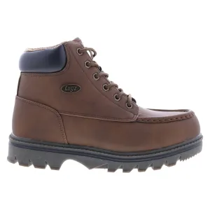 Lugz Warsaw MWARSGD-2157 Mens Brown Synthetic Lace Up Casual Dress Boots