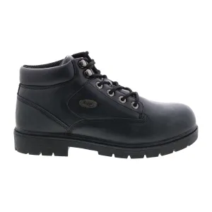 Lugz Zone Hi Slip Resistant MZNHL-001 Mens Black Synthetic Work Boots