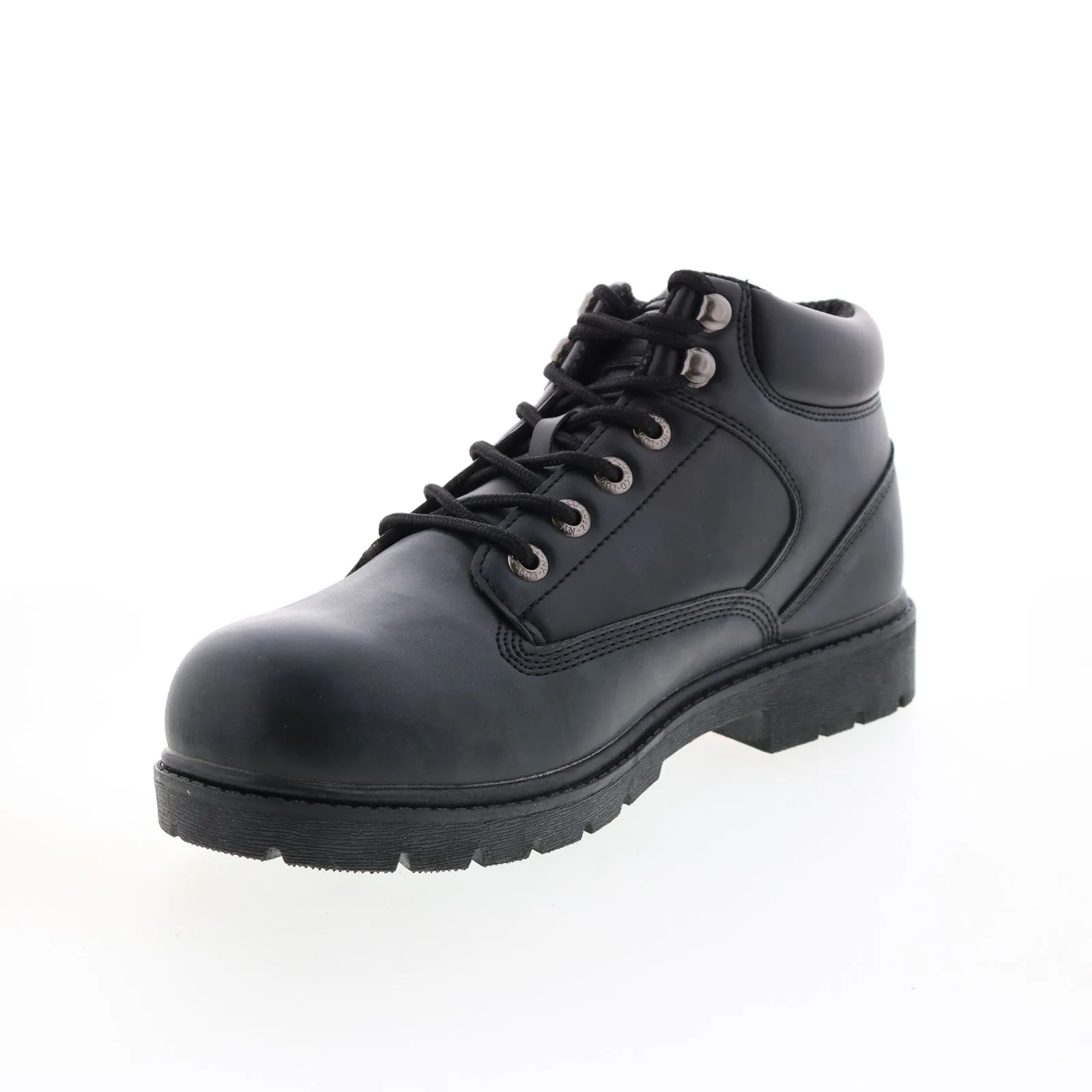 Lugz Zone Hi Slip Resistant MZNHL-001 Mens Black Synthetic Work Boots