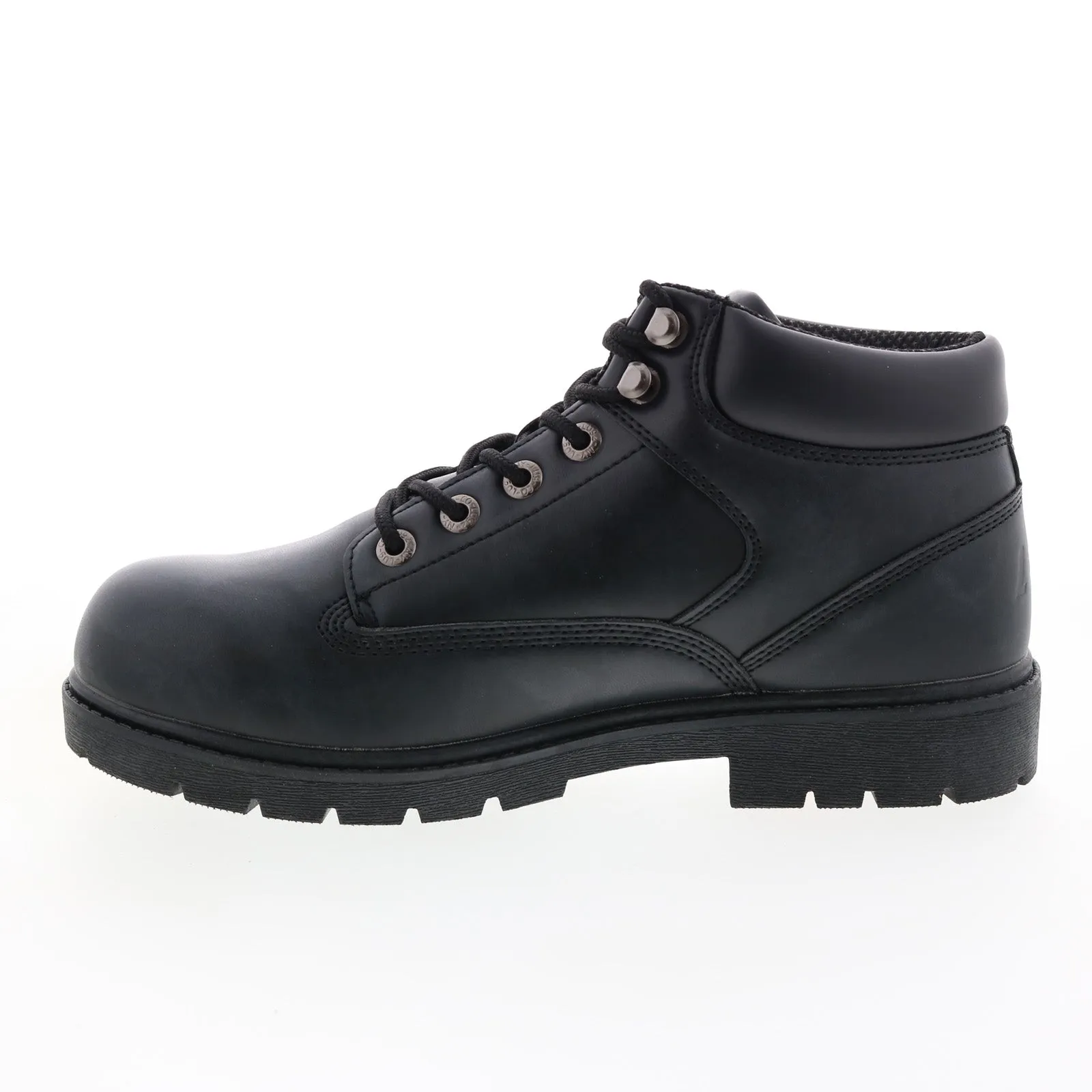 Lugz Zone Hi Slip Resistant MZNHL-001 Mens Black Synthetic Work Boots