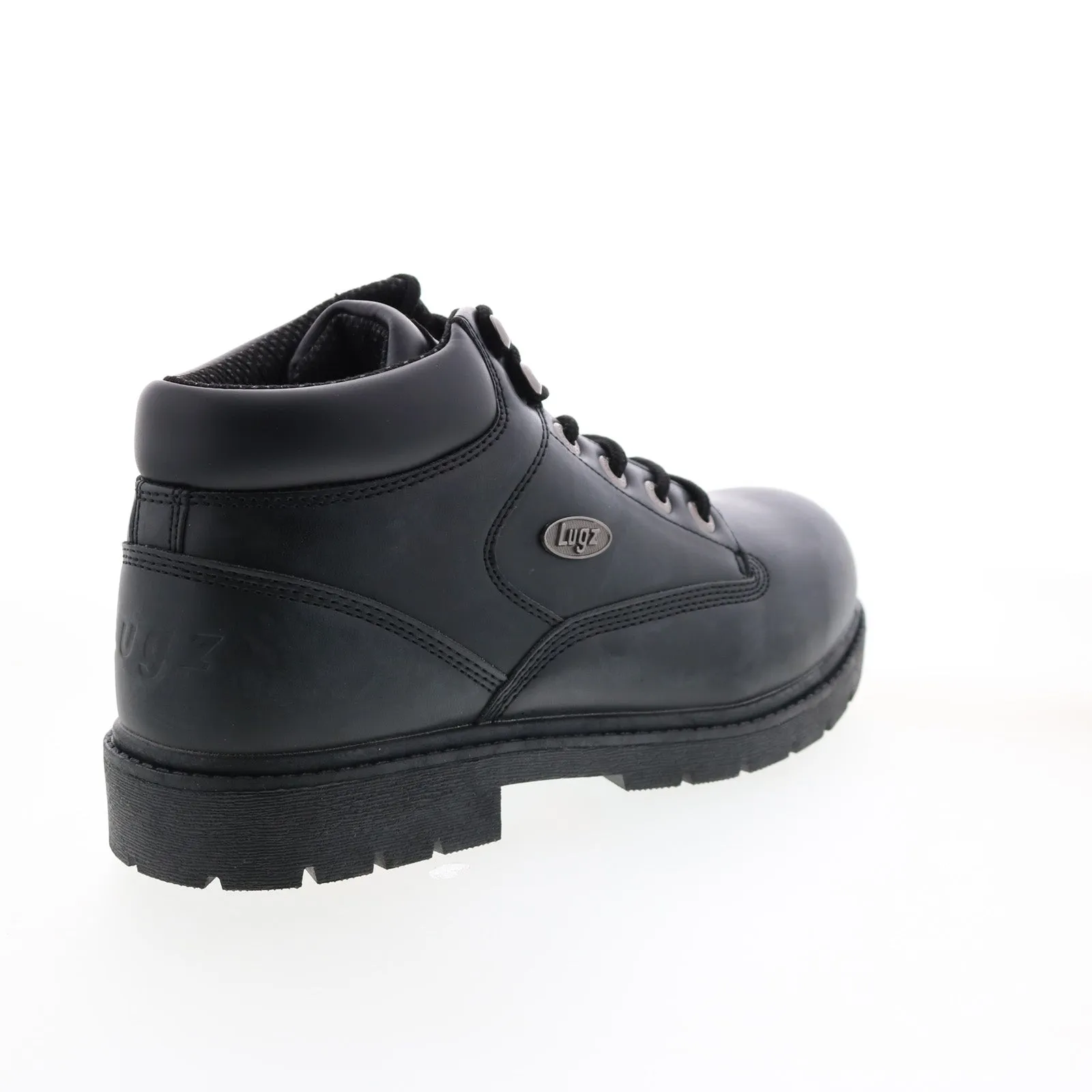 Lugz Zone Hi Slip Resistant MZNHL-001 Mens Black Synthetic Work Boots