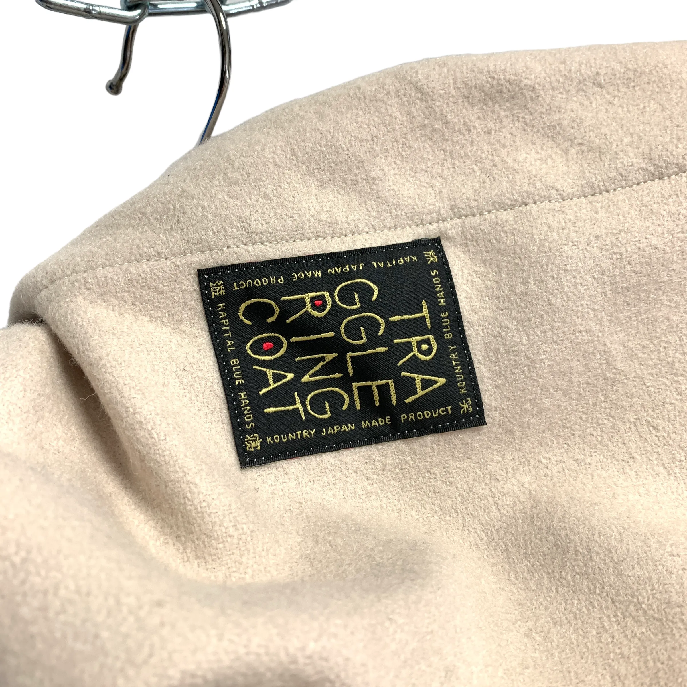 [M] Kapital Cotton Canvas Traggle Toggle Ring Coat