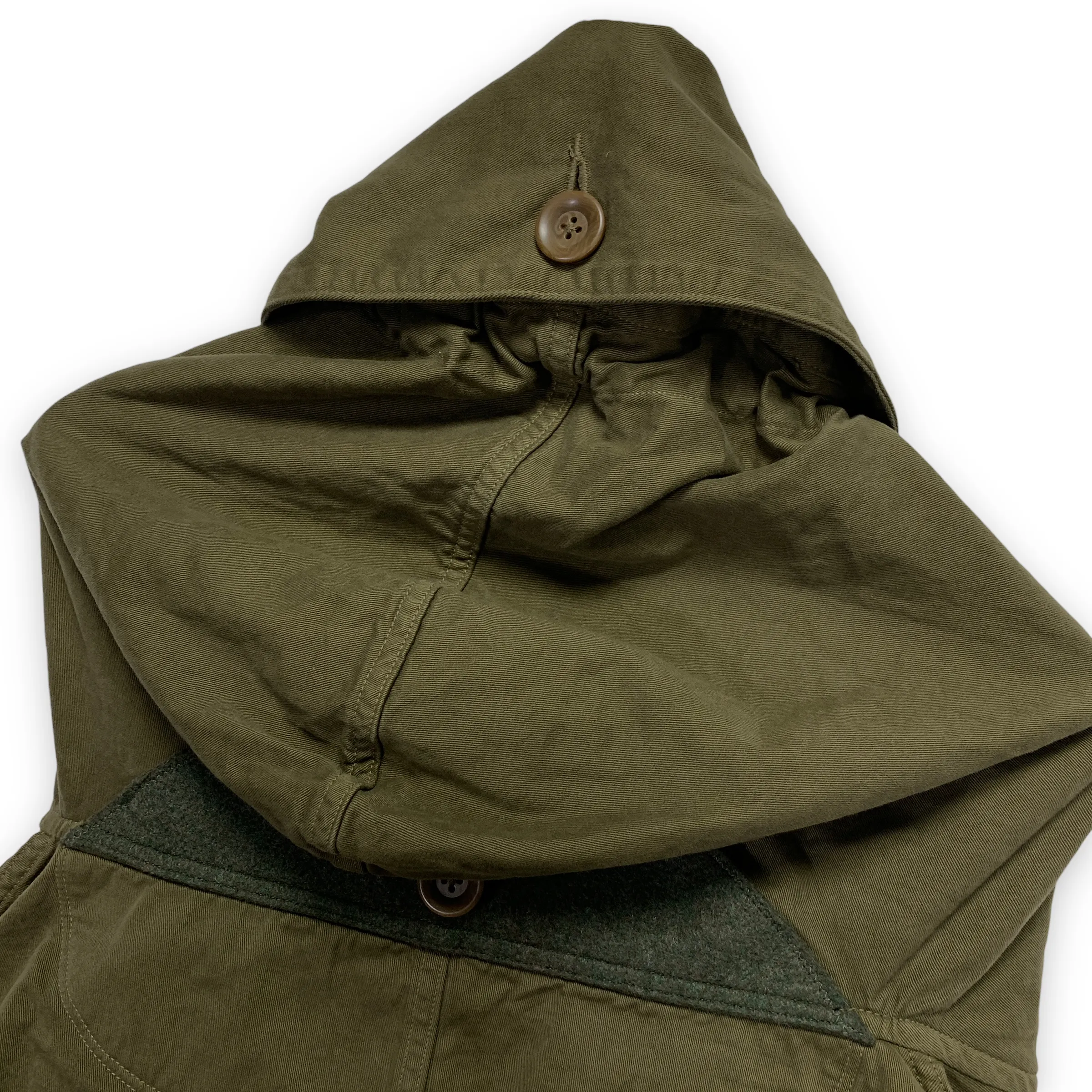 [M] Kapital Cotton Chino Katsuragi Ring Coat Olive