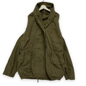 [M] Kapital Cotton Chino Katsuragi Ring Coat Olive