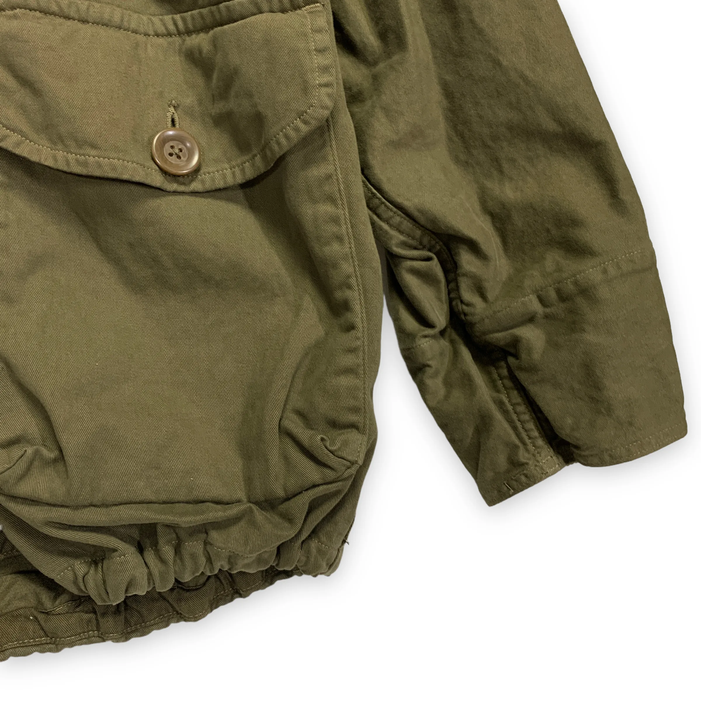 [M] Kapital Cotton Chino Katsuragi Ring Coat Olive