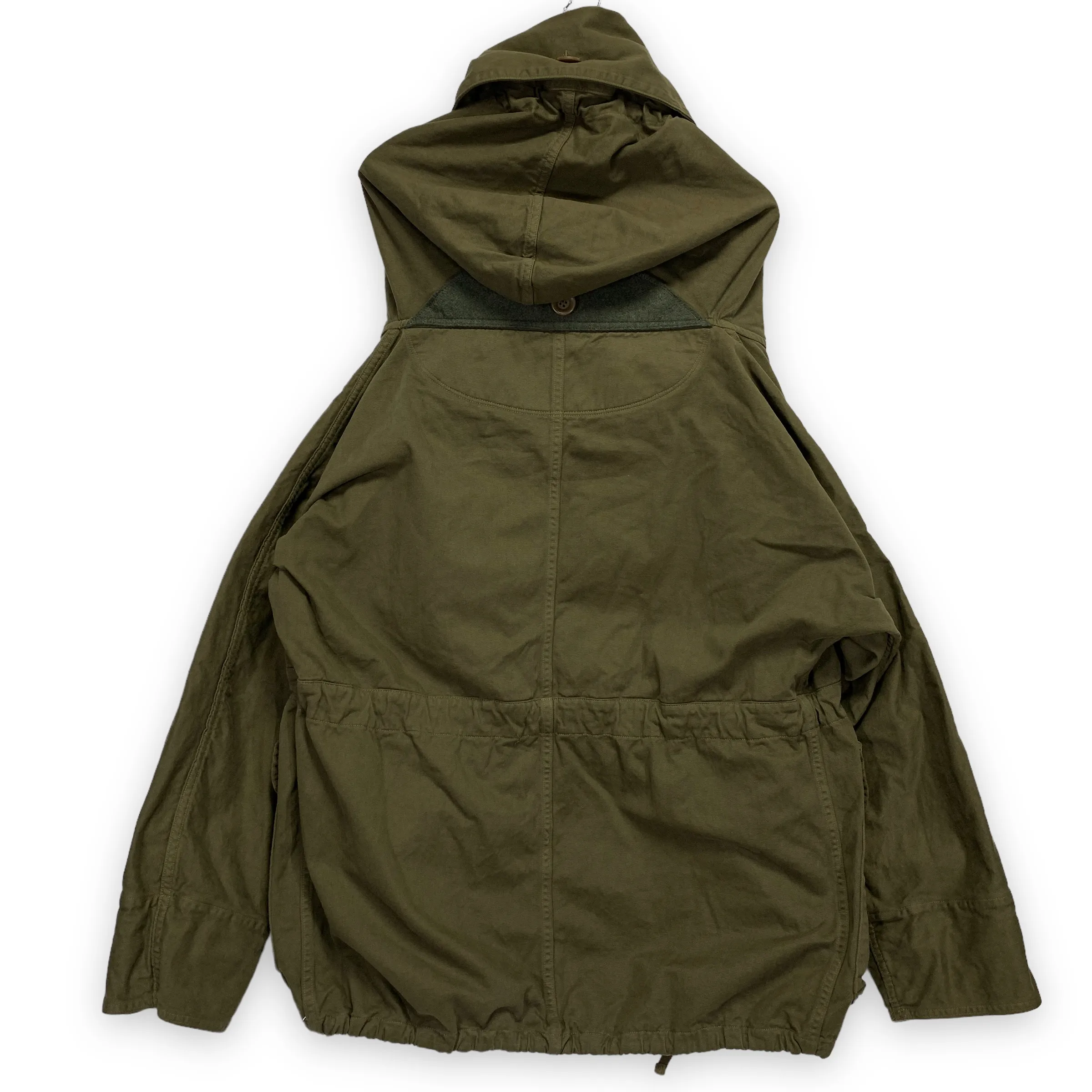 [M] Kapital Cotton Chino Katsuragi Ring Coat Olive