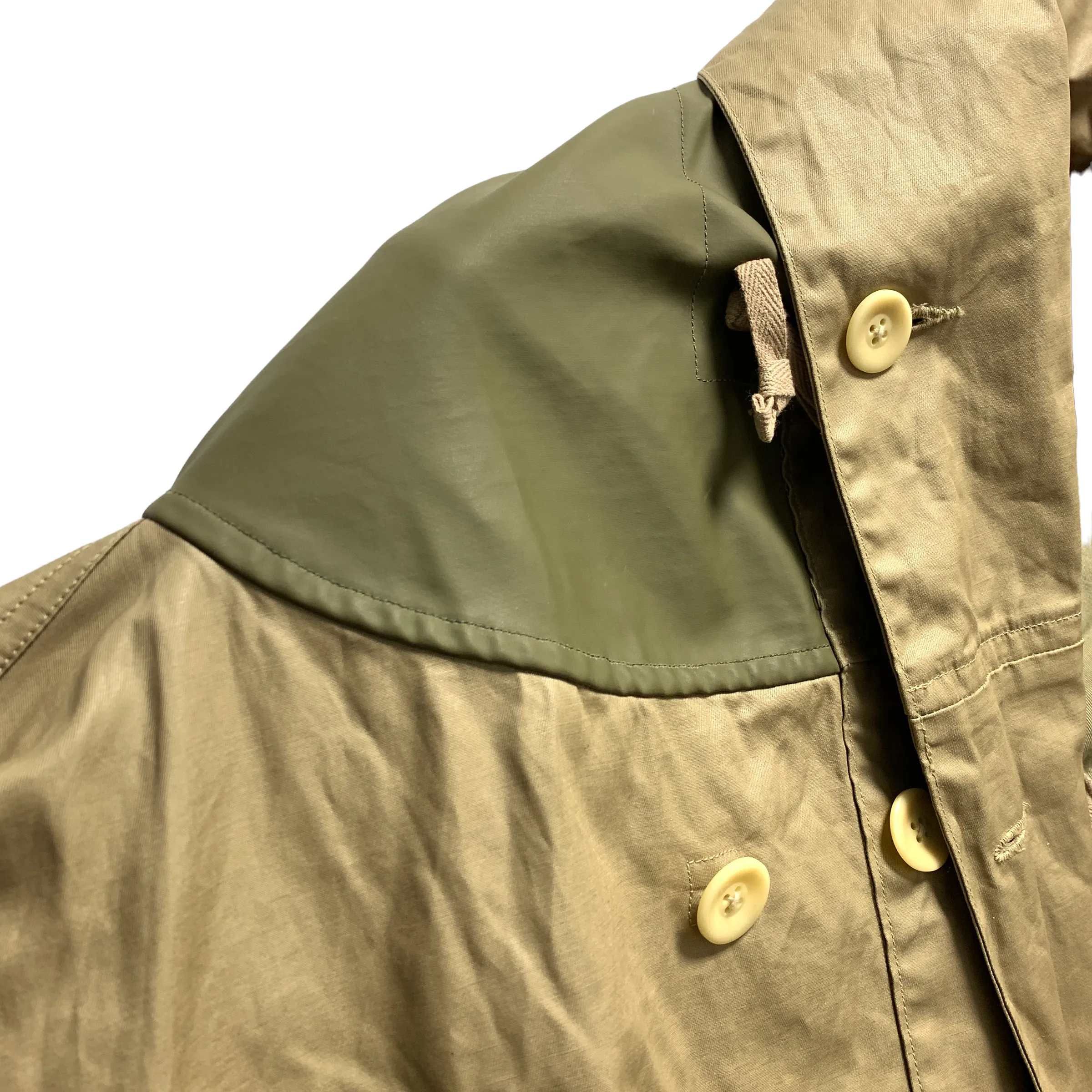 [M] Kapital Kiro Hirata ARMY Waxed Cotton Katsuragi Ring Coat