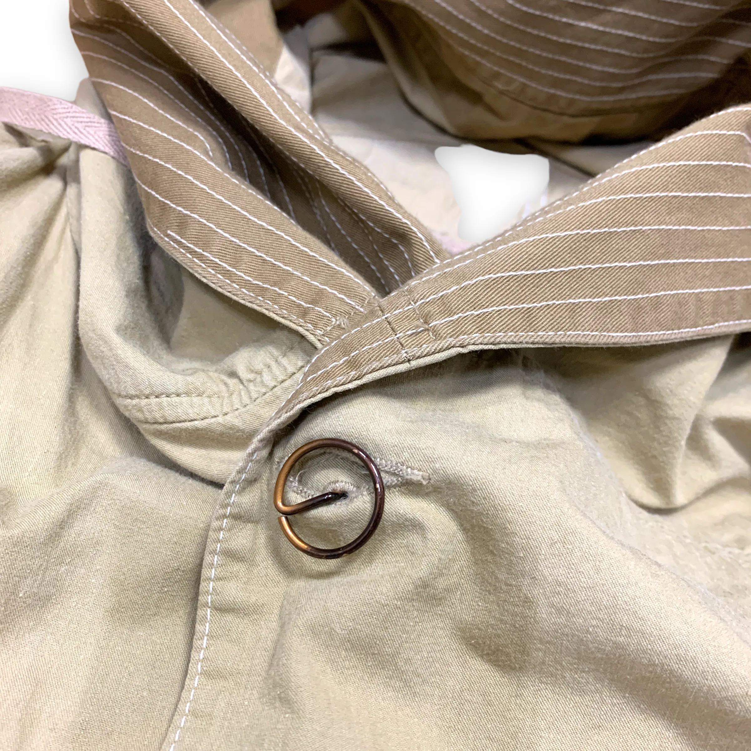 [M] Kapital Okayama Cotton Chino Katsuragi Ring Coat Beige