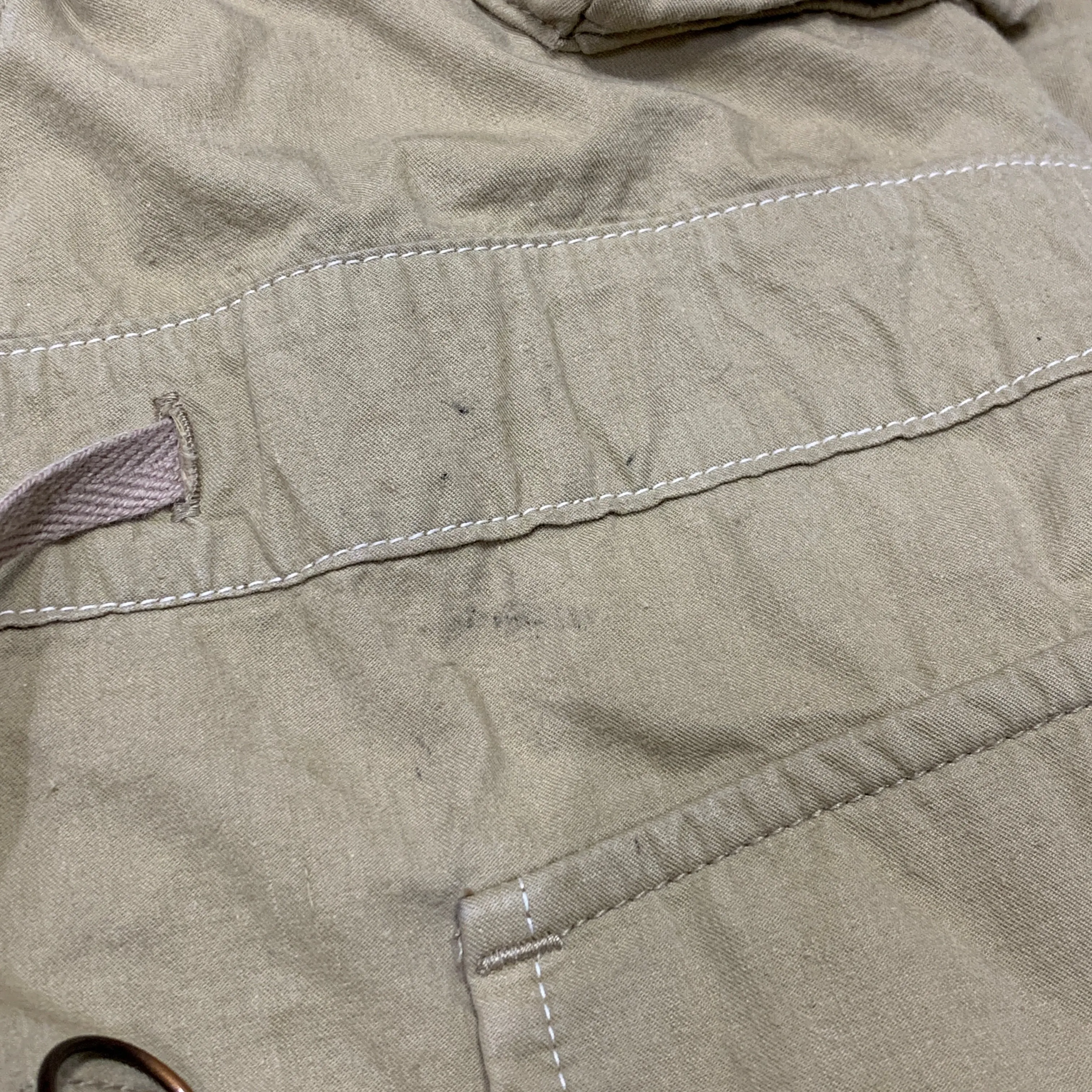 [M] Kapital Okayama Cotton Chino Katsuragi Ring Coat Beige