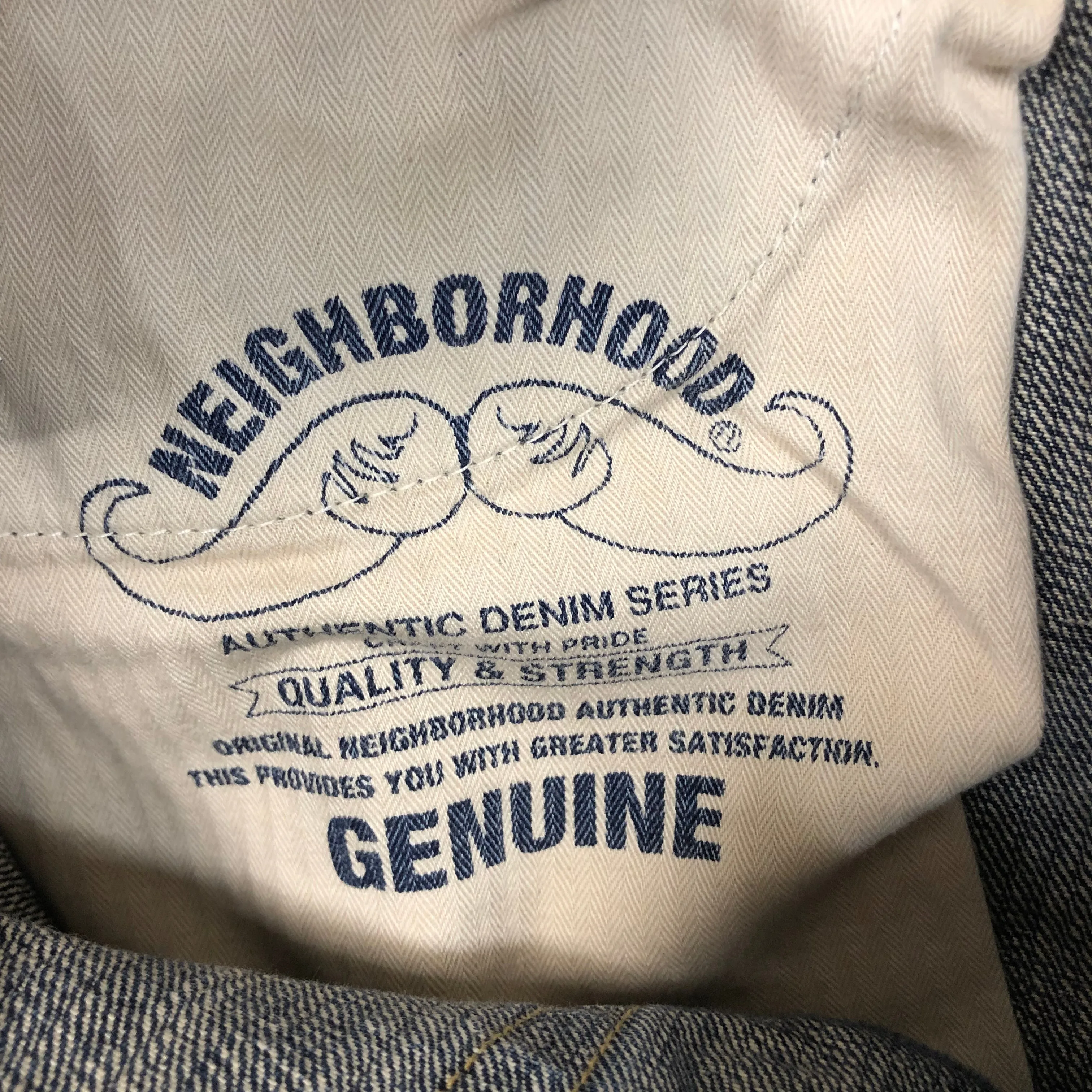 [M] Neighborhood 13AW Mid Washed Selvedge Denim Indigo