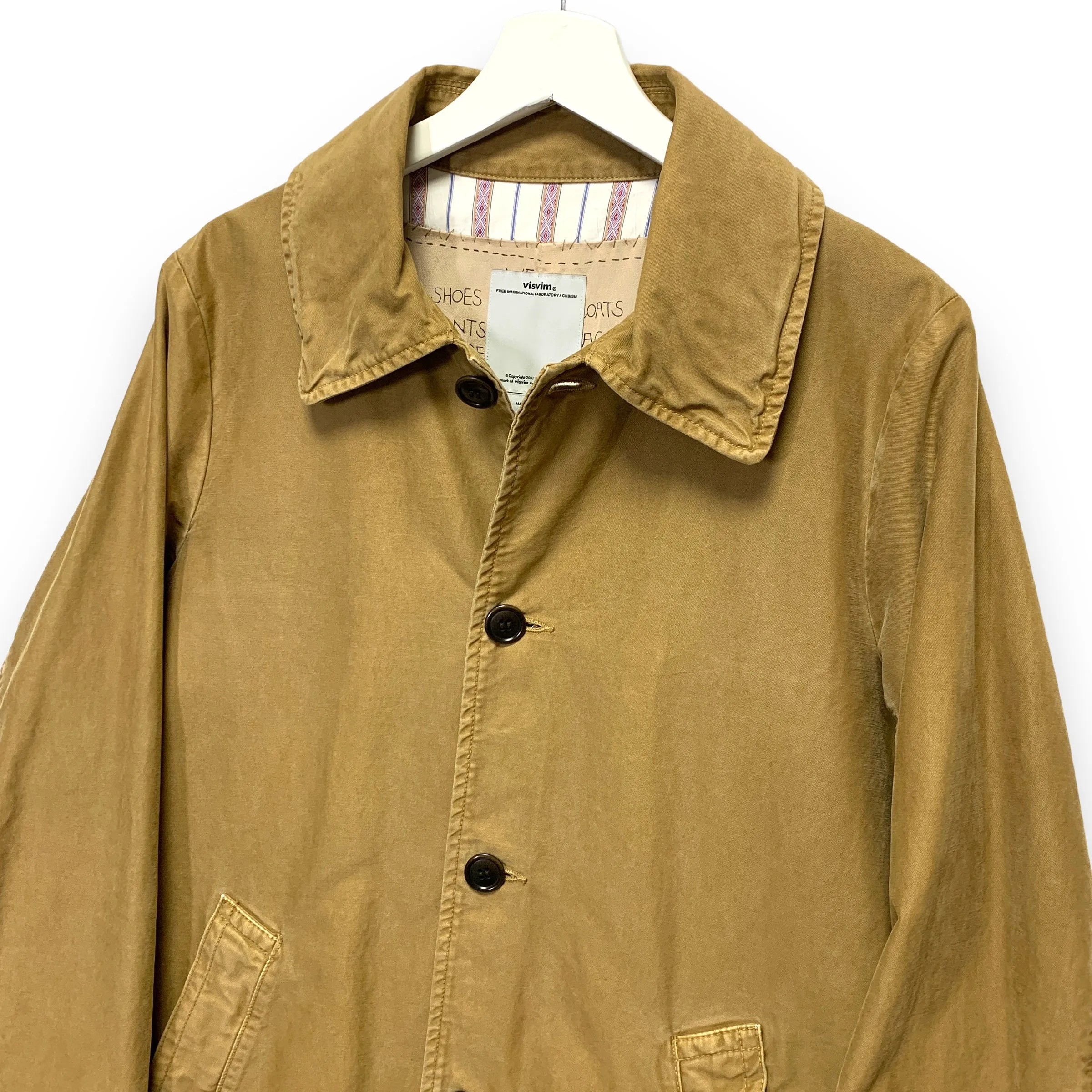 [M] Visvim 16SS Herge Coat DMGD Chino