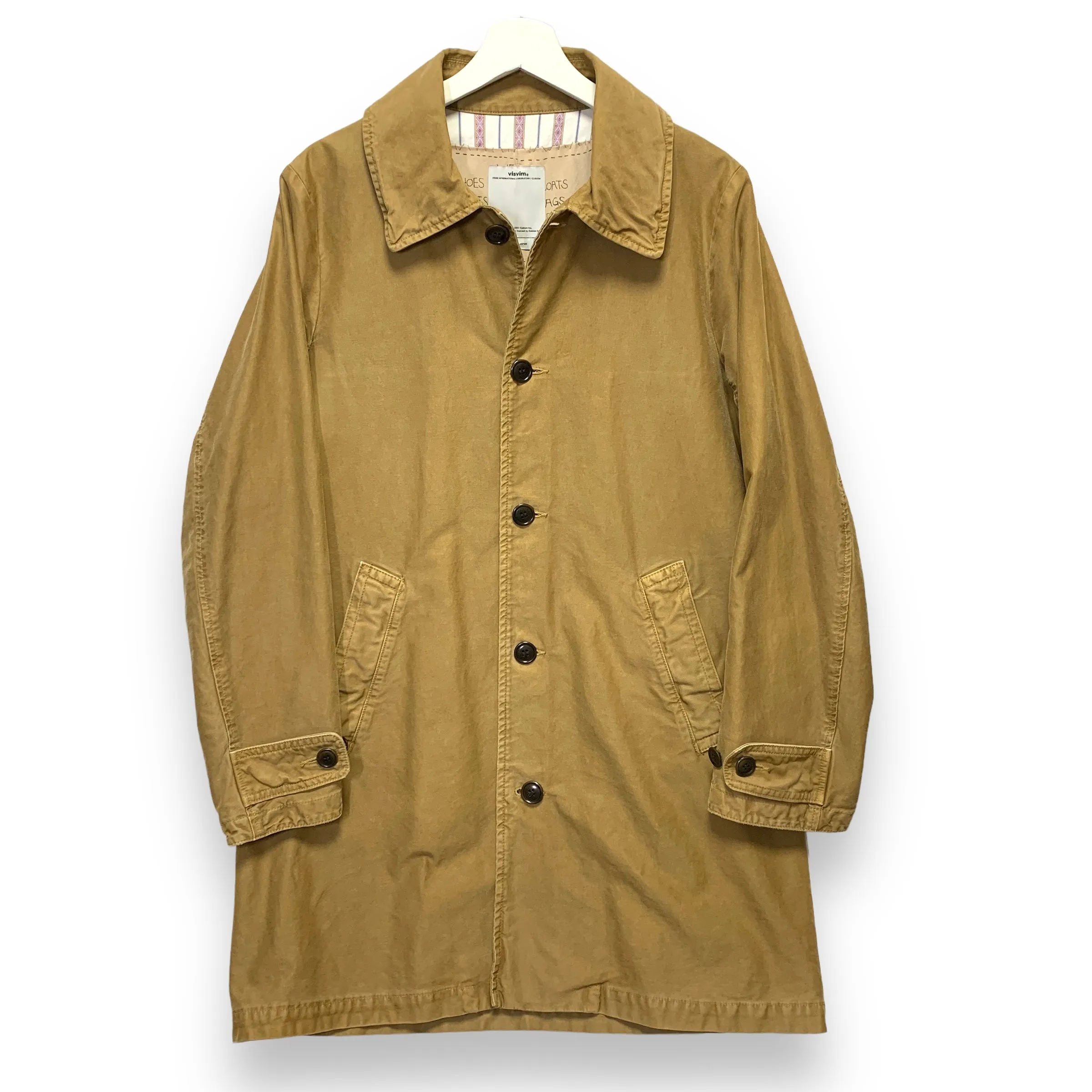 [M] Visvim 16SS Herge Coat DMGD Chino