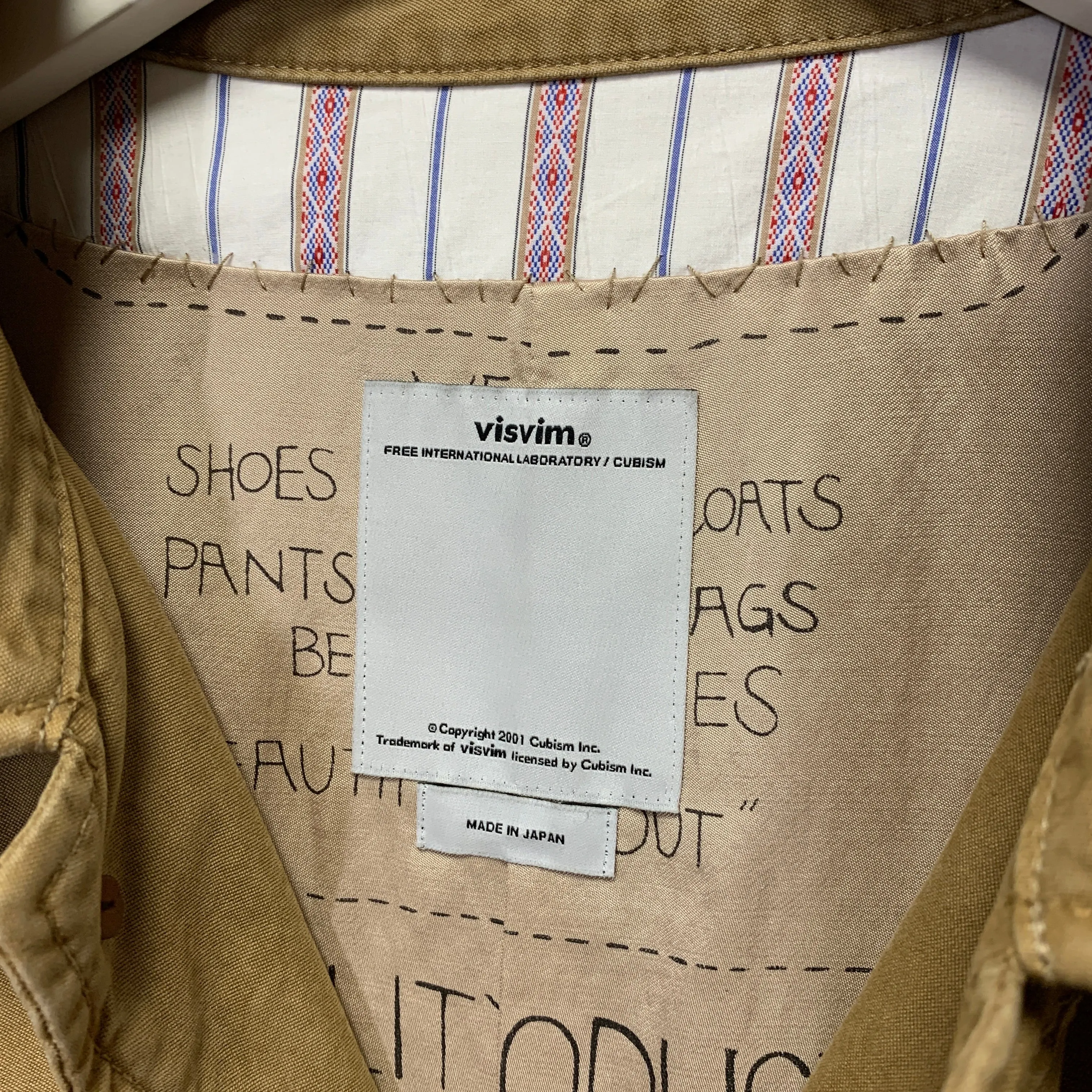 [M] Visvim 16SS Herge Coat DMGD Chino