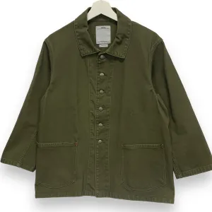 [M] Visvim 17SS Bucky Coverall Jacket Smock Coat DMGD Chino Olive