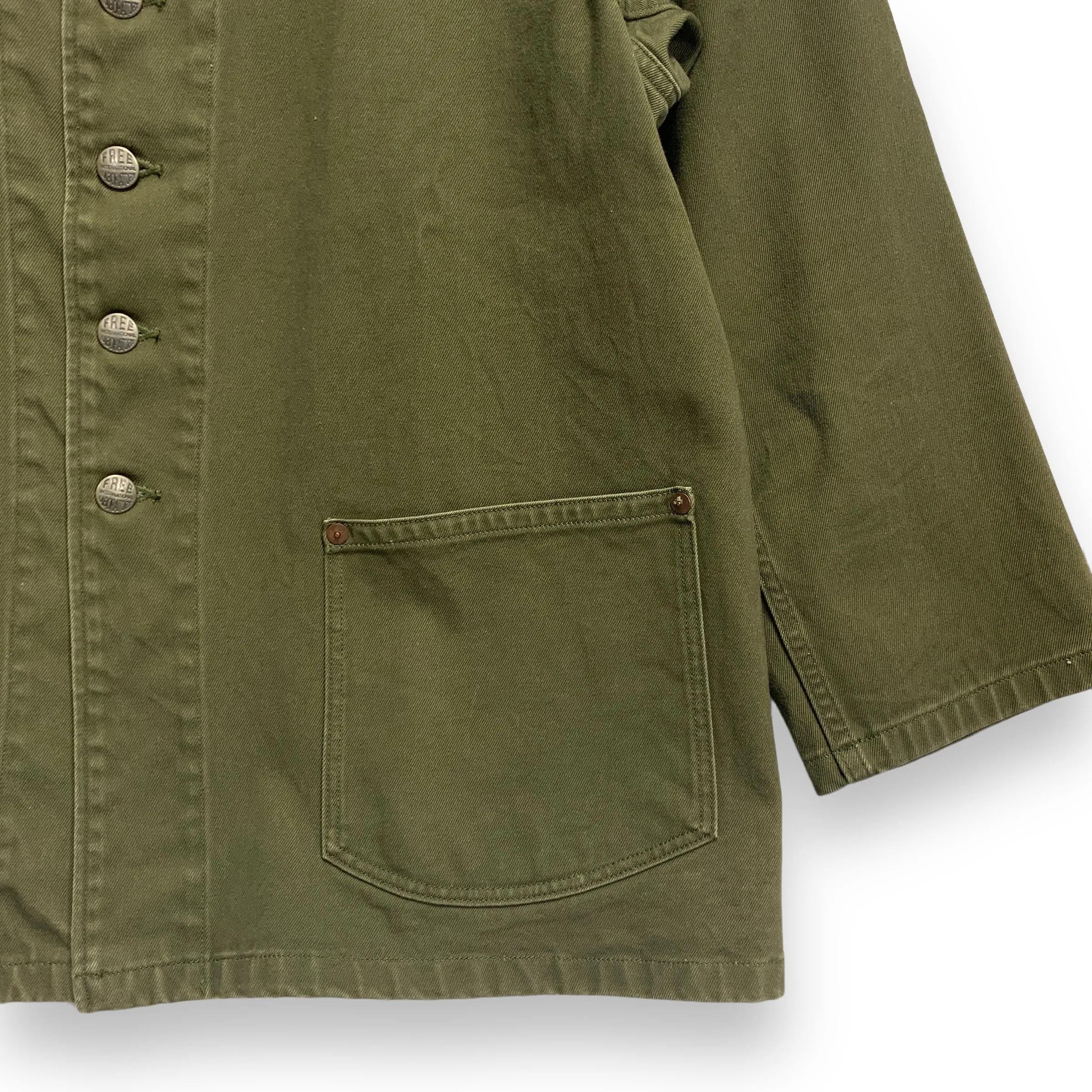 [M] Visvim 17SS Bucky Coverall Jacket Smock Coat DMGD Chino Olive