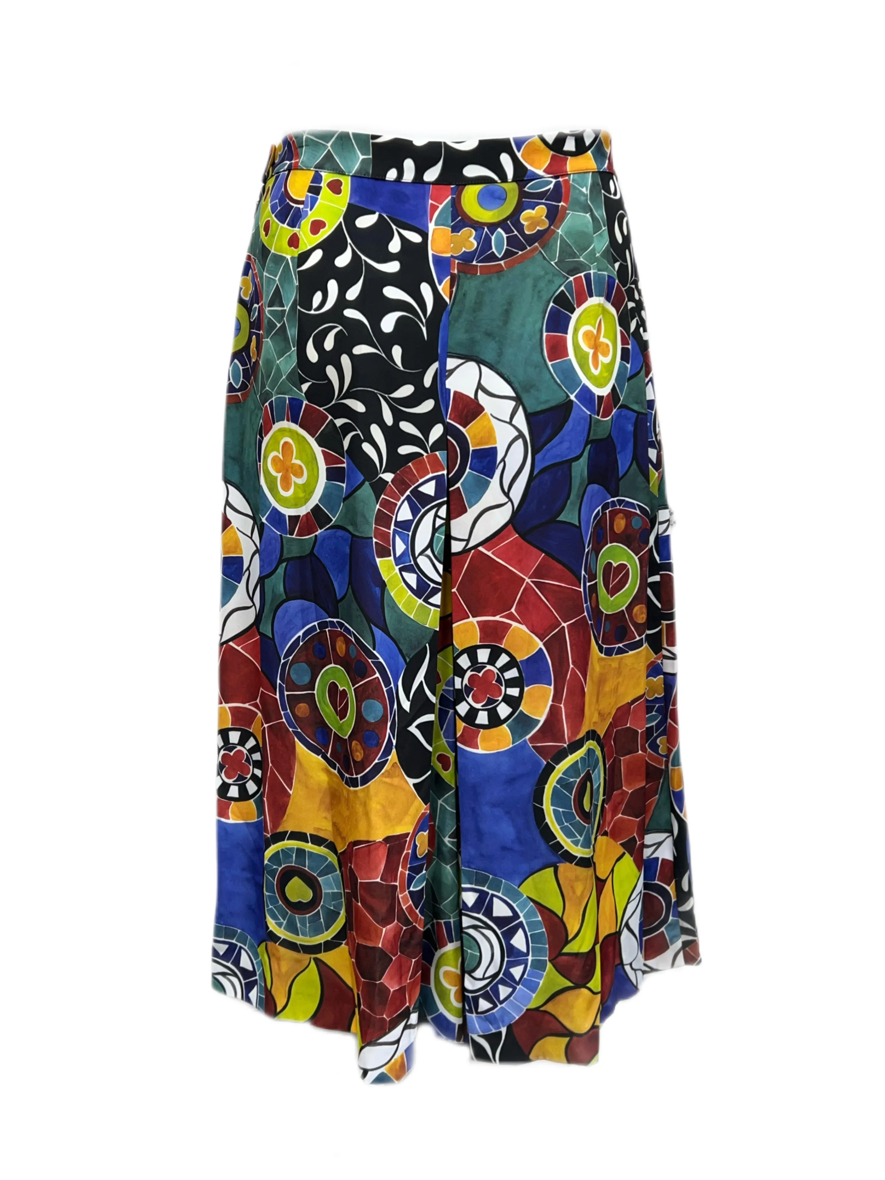Marina Rinaldi Women's Multicolored Charlot Printed Wide Leg Pants Size 12W/21