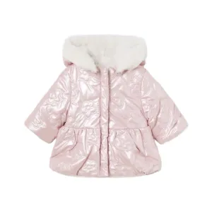 Mayoral Reversible Coat - Baby Rose