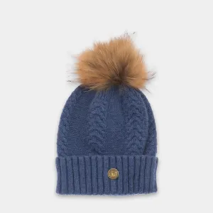 MDB Couture Women's Cable Knit Beanie