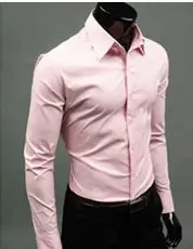 Men Shirt British Style Business Long-Sleeve Male Slim fit Casual Shirts Men's Clothing White Black wine Shirts men