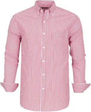 Men's Button Down Shirts Plaid Long Sleeve Dress Shirts