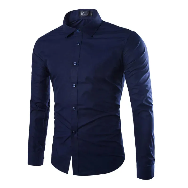 Men's Casual Long Sleeve Shirt in 14 Colors