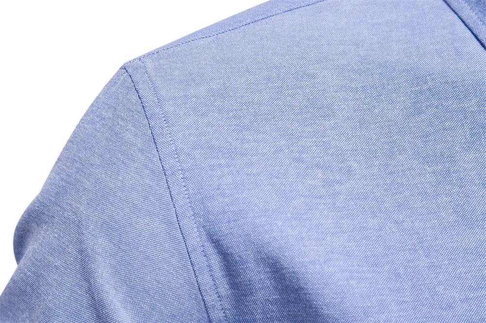 Men's Long Sleeve Button Down Cotton Blend Casual Shirts