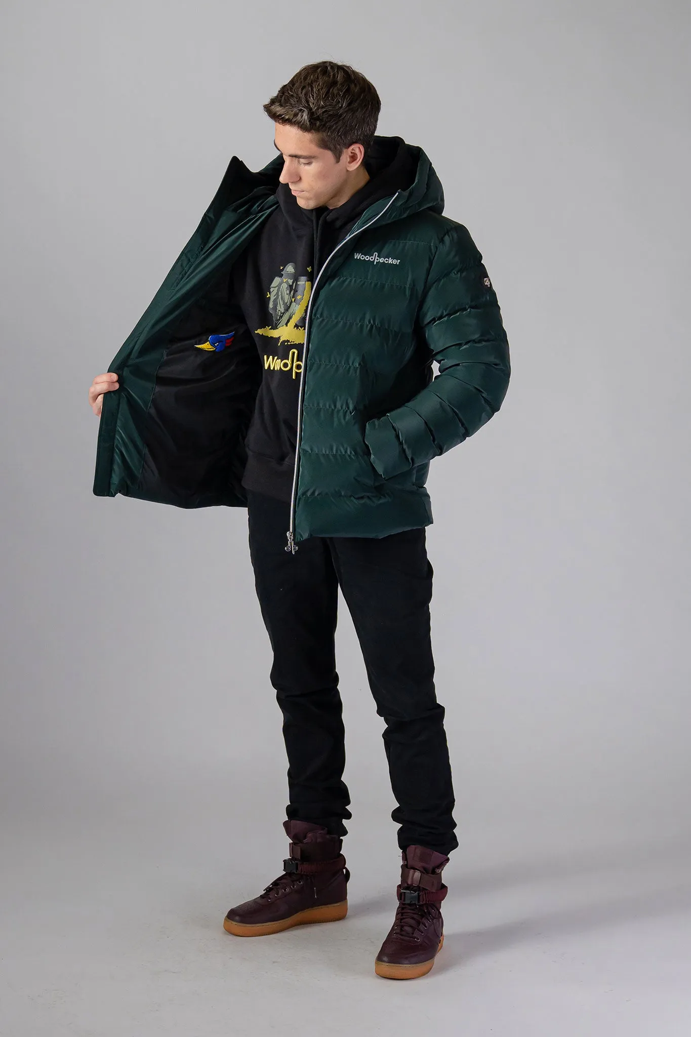 Men's Medium Weight Sparrow Coat - Green Diamond
