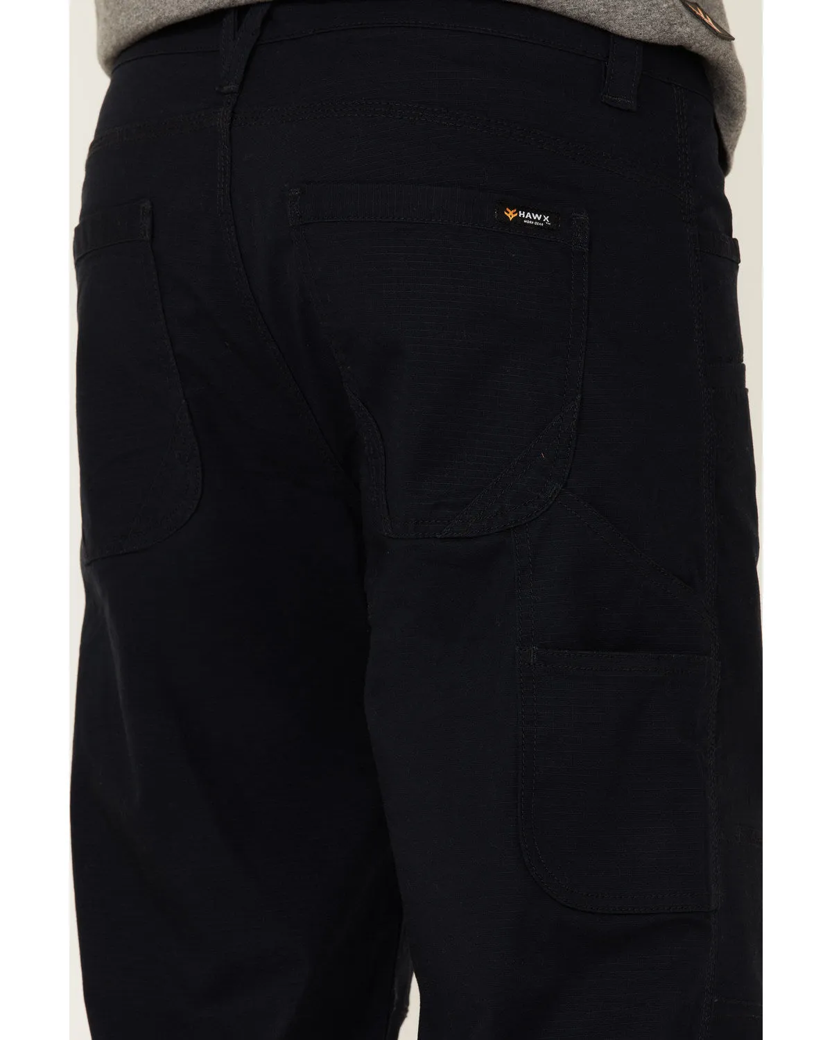 Men's Navy Ripstop Stretch Work Pants