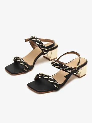 Metro Block Heel Sandals