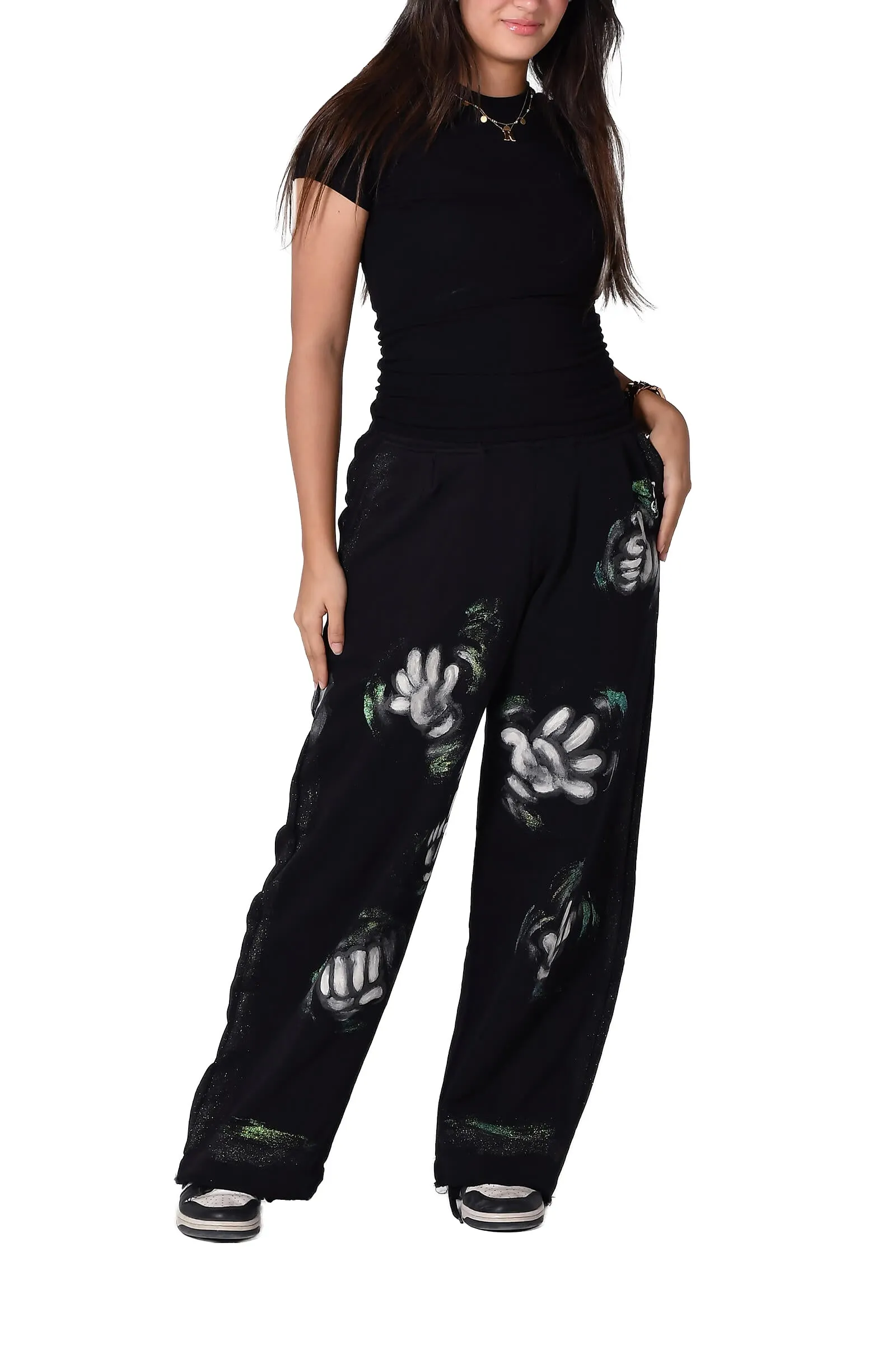 Midnight Touch Wide-Leg Pants