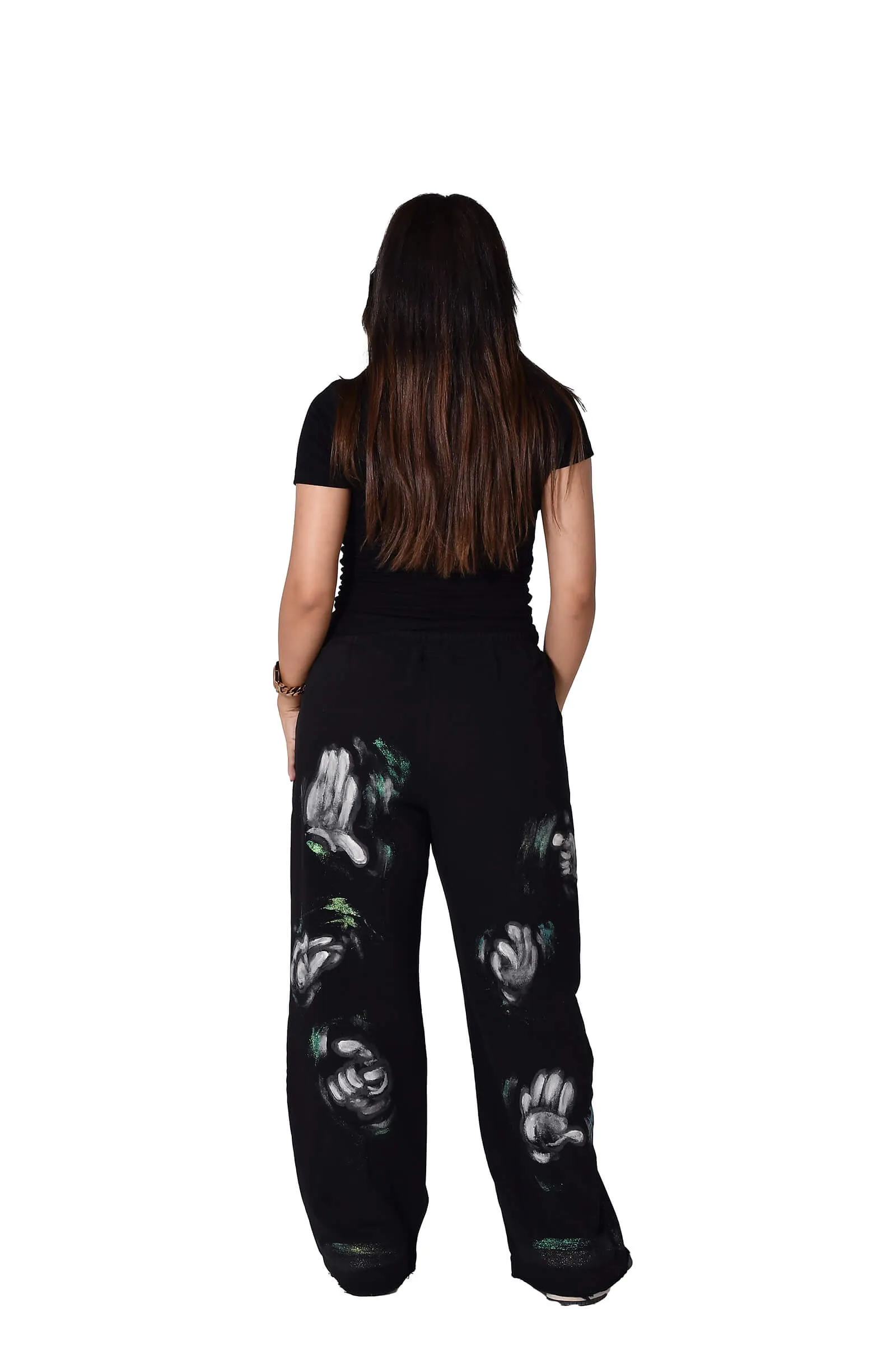 Midnight Touch Wide-Leg Pants