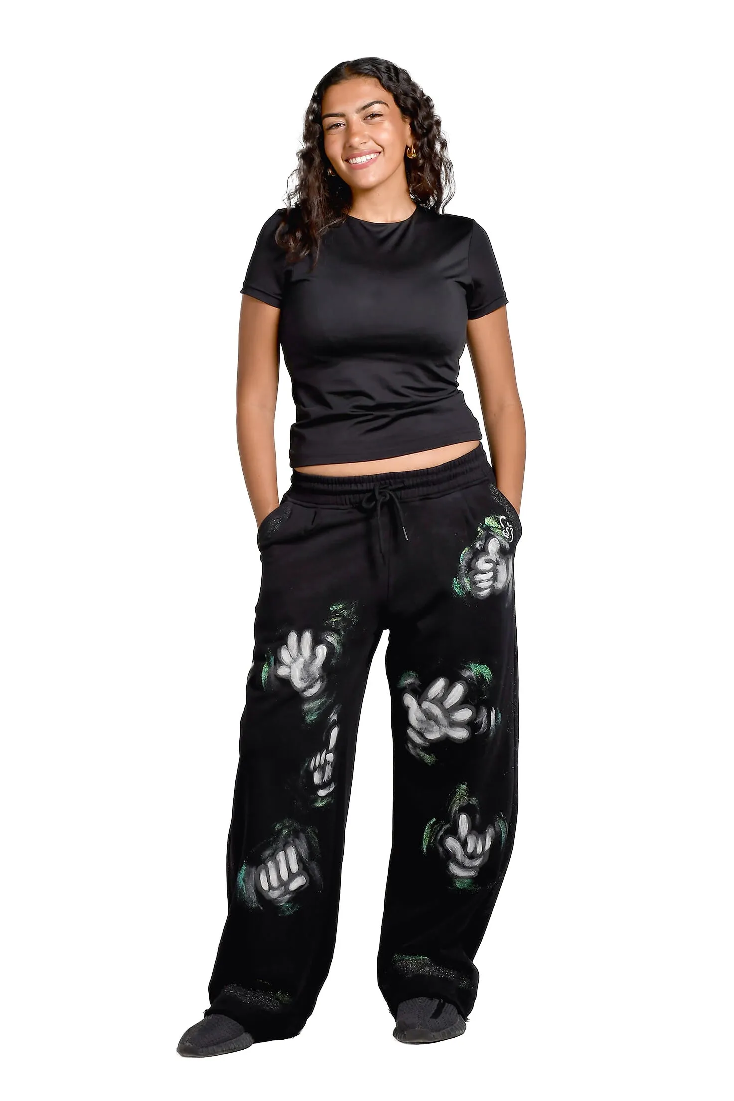 Midnight Touch Wide-Leg Pants