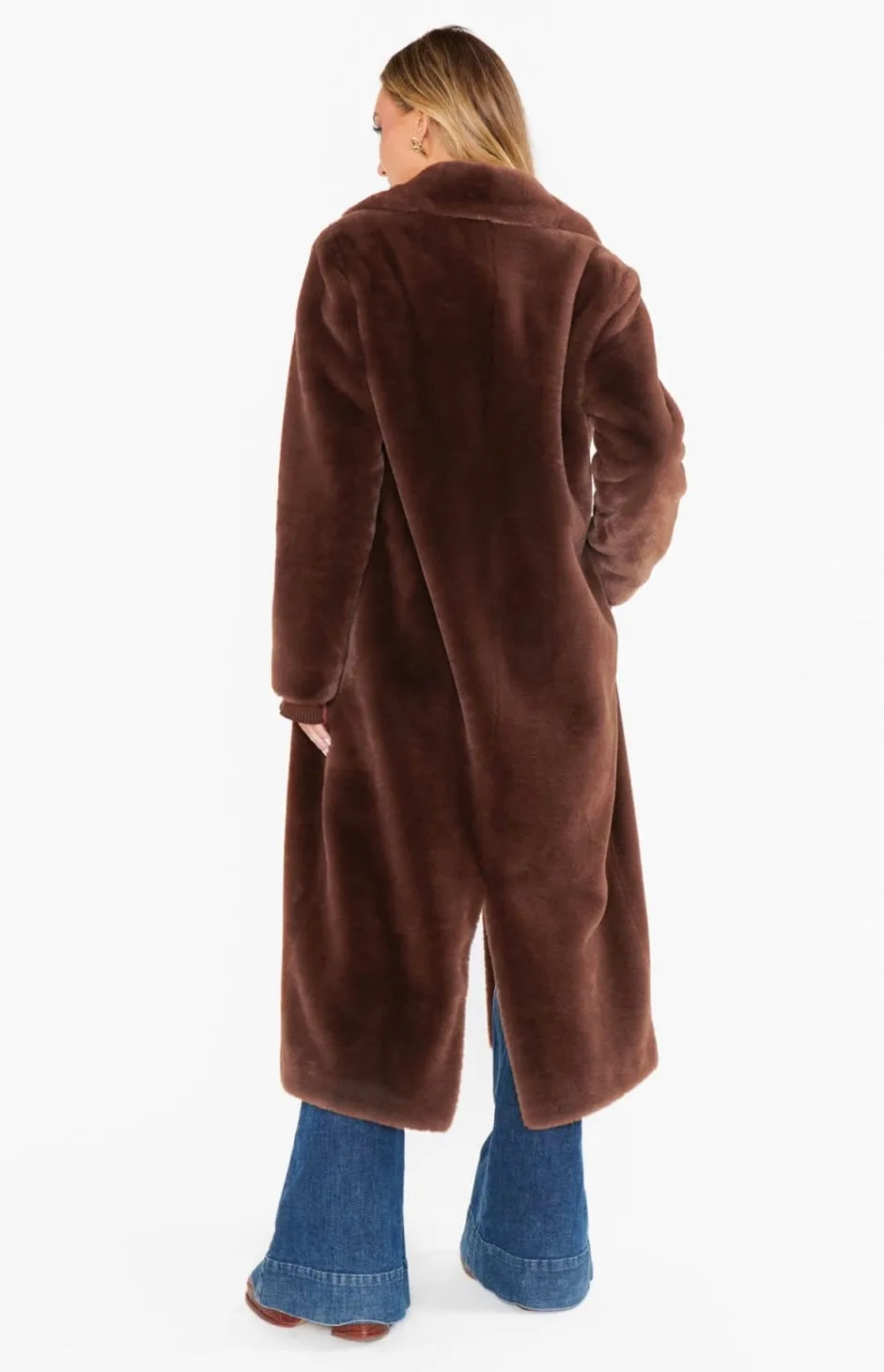 Miss Tiffy Fur Jacket Brown Faux Fur