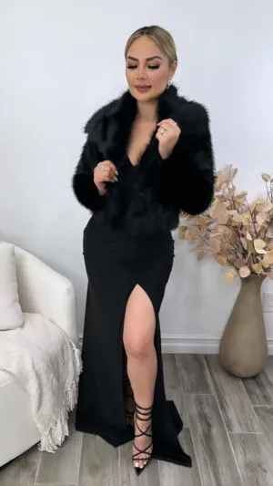 MISTY BLACK COAT