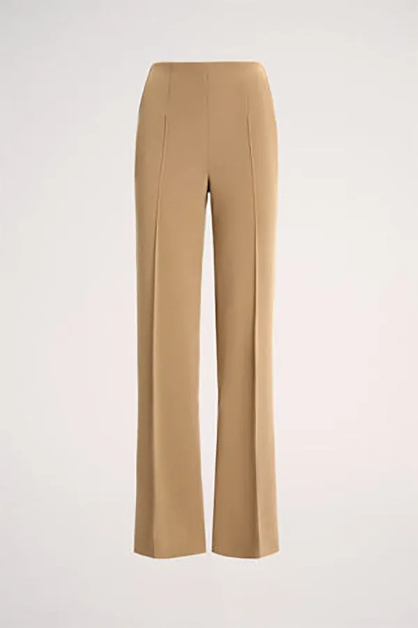 MORA BEIGE WOOL TROUSERS