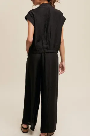 More Like Me Pleated Wide Leg Pants