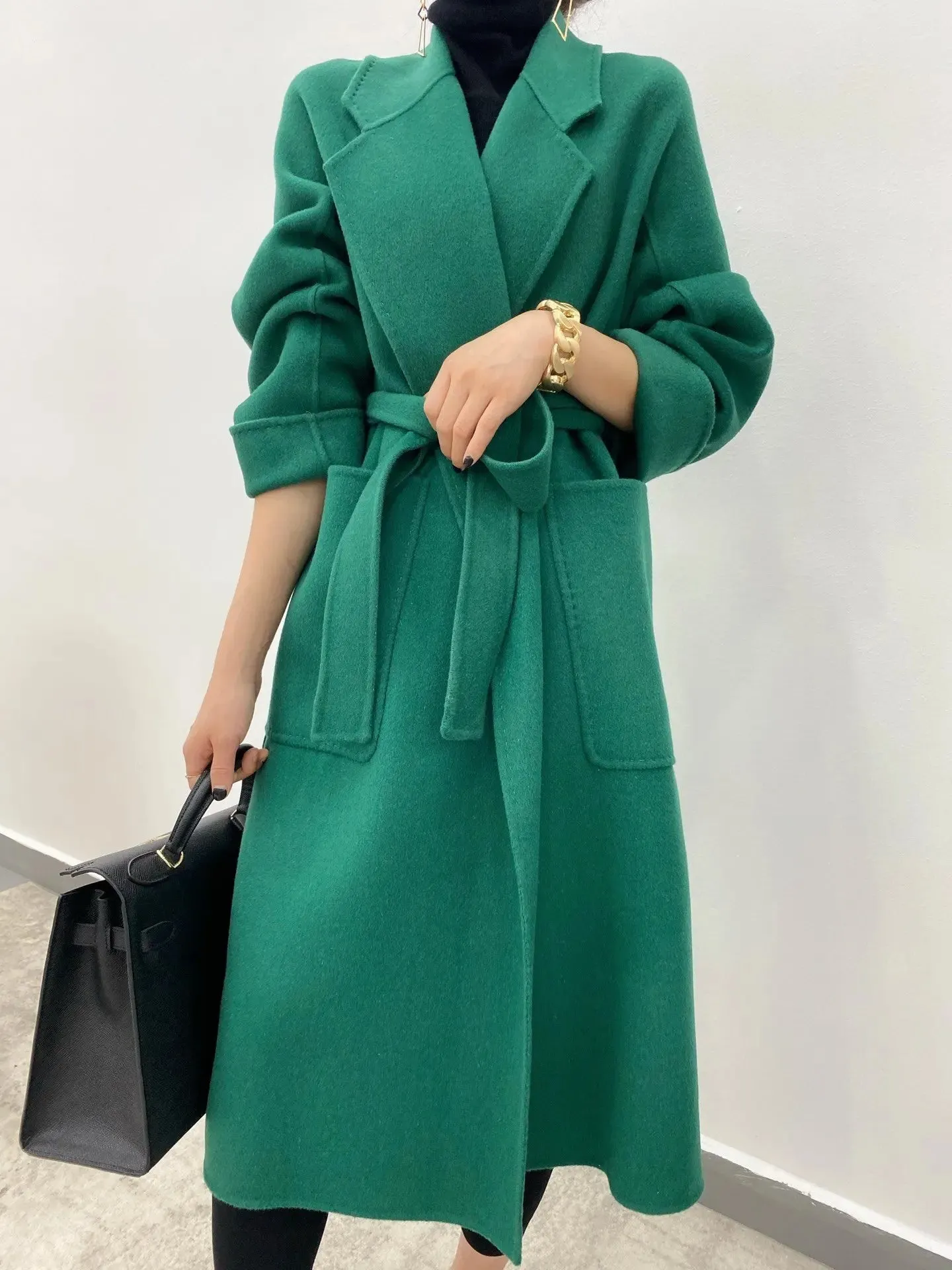 Najai - Belted Dress Coat