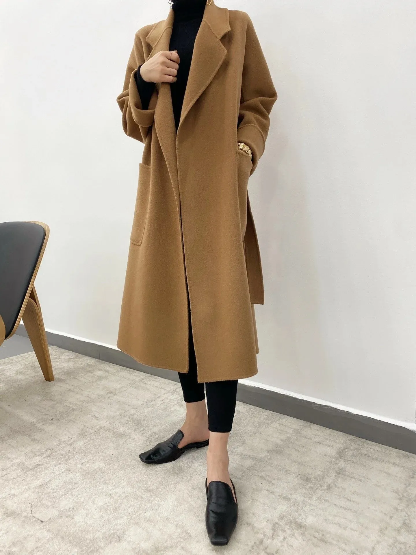 Najai - Belted Dress Coat