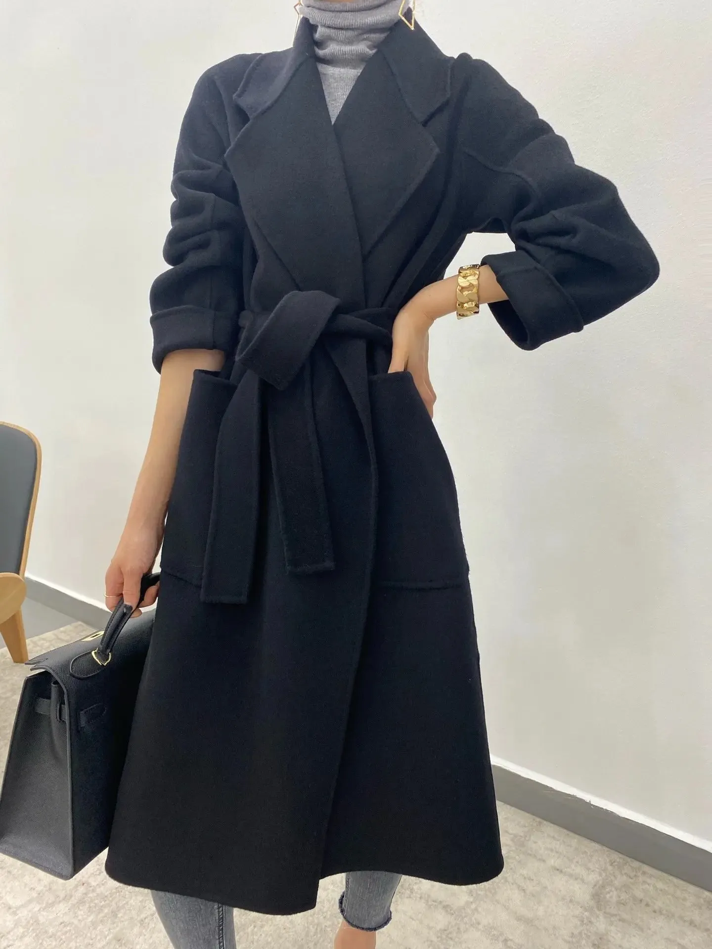 Najai - Belted Dress Coat