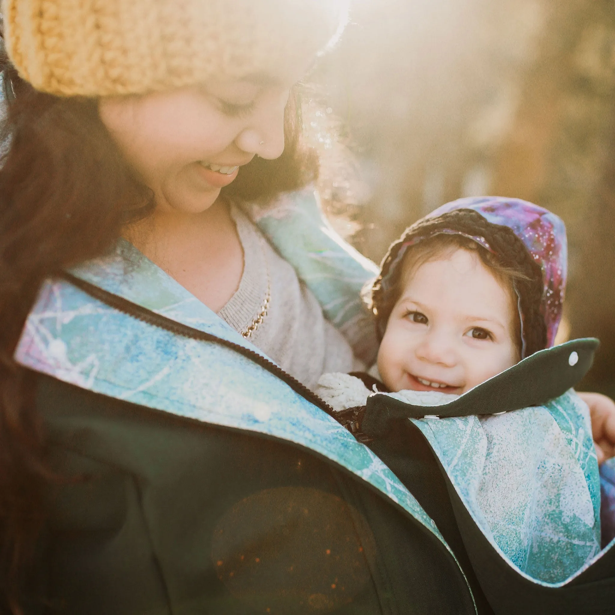 Nestledown Add-on Sewing Pattern for Forester COAT - Adult ~ Zip in Baby-Wearing   Pregnancy Panels