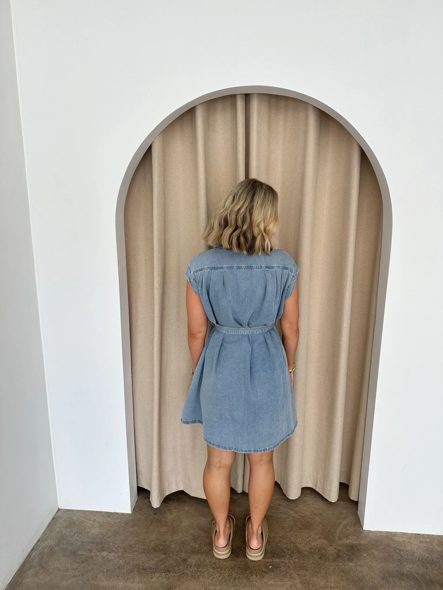 Nicole Dress - Denim