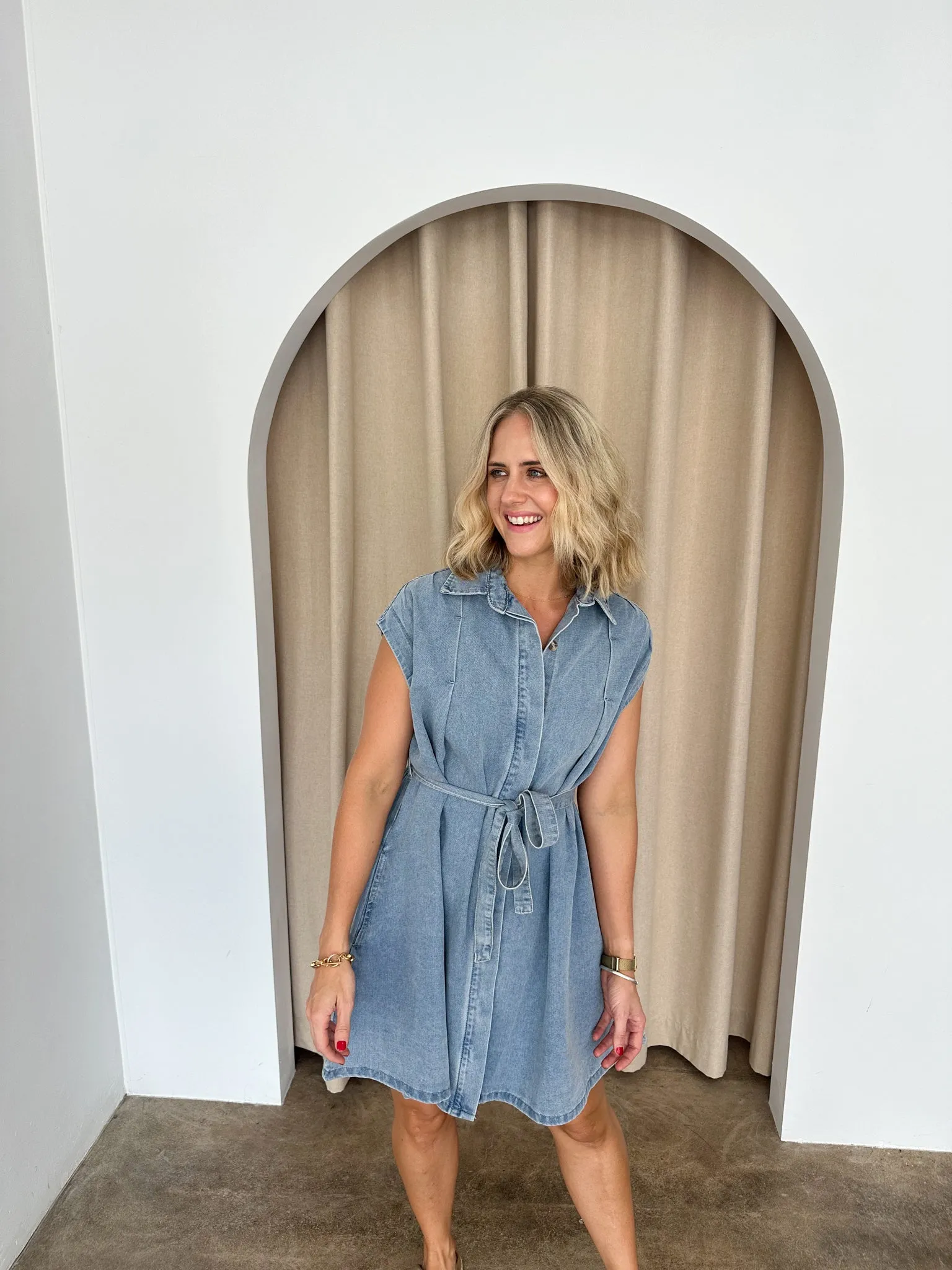 Nicole Dress - Denim