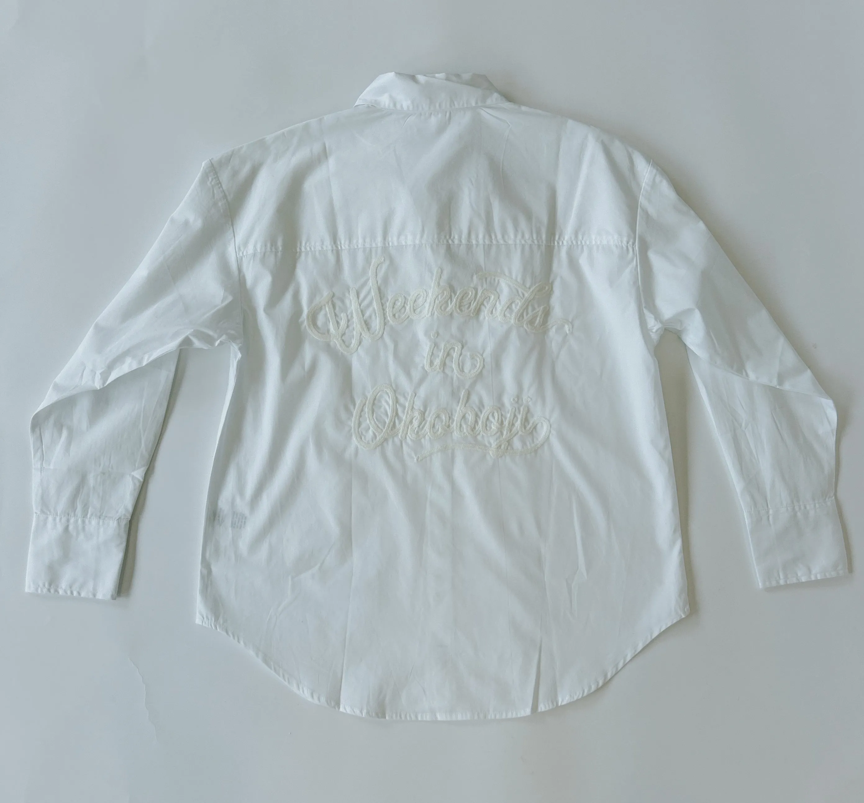OKOBOJI ROPE EMBROIDERY BUTTON UP