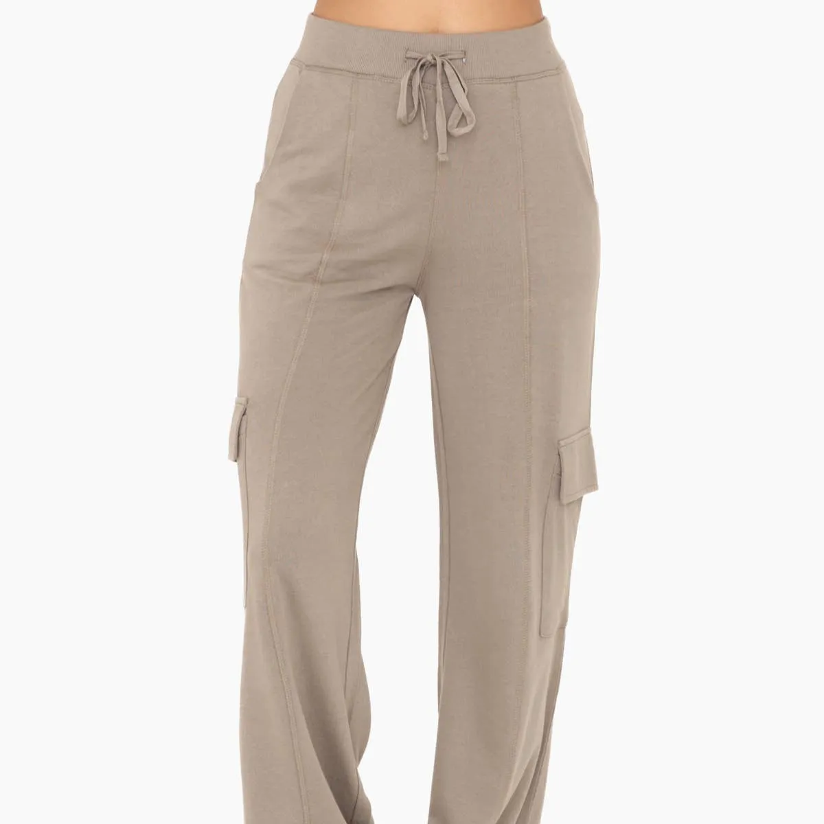 Organic Cotton Blend Cargo Trousers