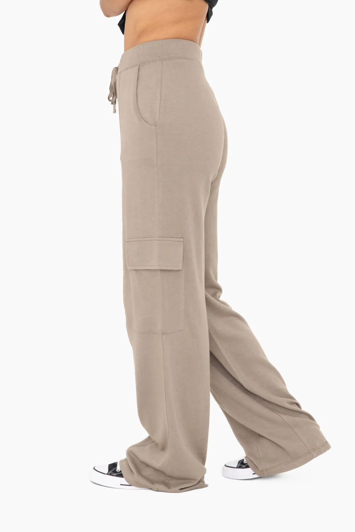 Organic Cotton Blend Cargo Trousers