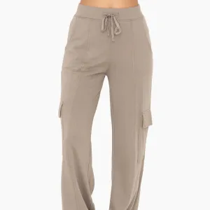 Organic Cotton Blend Cargo Trousers