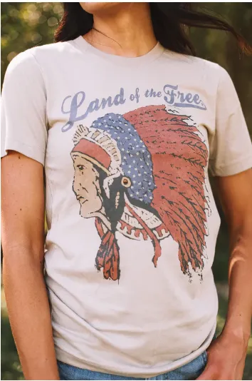 Original Cowgirl Clothing T-Shirts: Land Of The Free