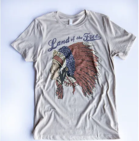 Original Cowgirl Clothing T-Shirts: Land Of The Free