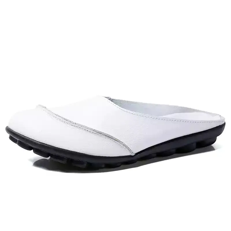 Orthopedic Leather Soft Soles Comfortable Flat Sandals